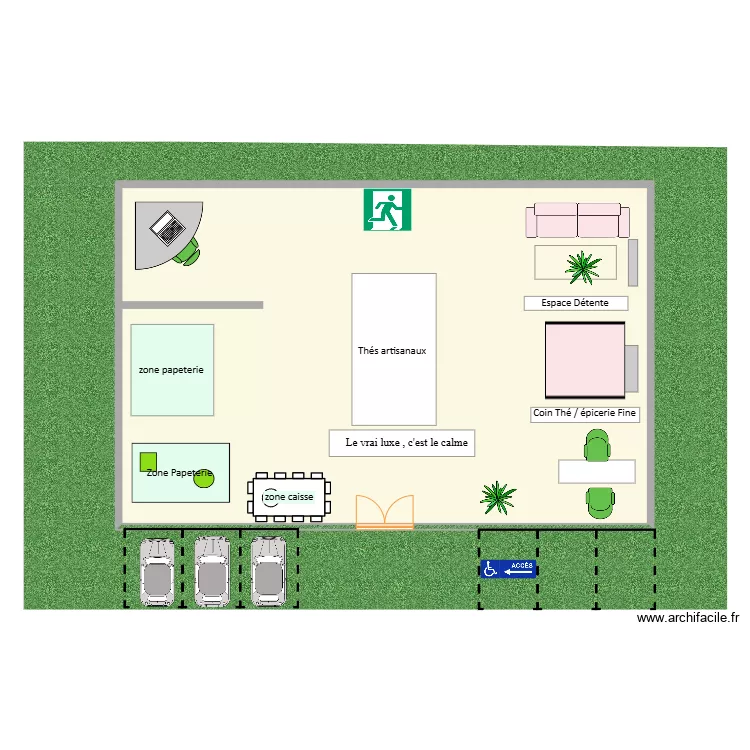 plan de masse. Plan de 