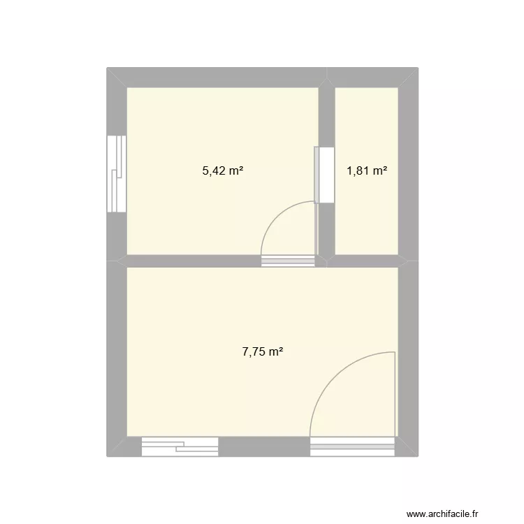 bondo1. Plan de 3 et 15 m² bondo1. Plan de 3 et 15 m²