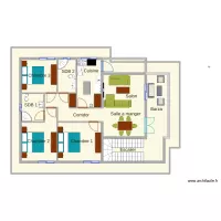 Eloi vue en plan etage