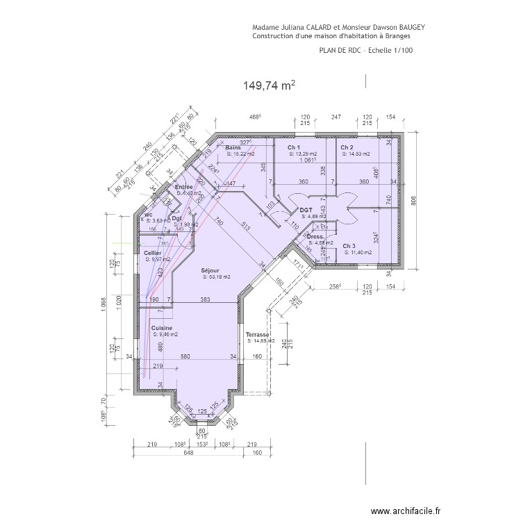 brange maison neuve. Plan de 0 pièce et 0 m2