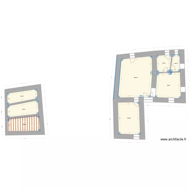 maison. Plan de 