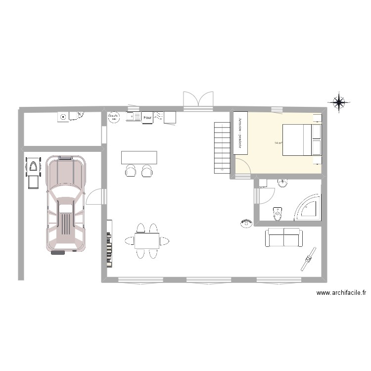CASA. Plan de 0 pièce et 0 m2