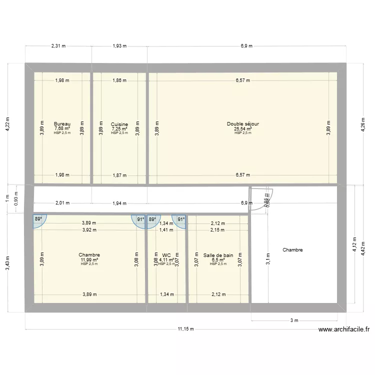 JEHAN. Plan de 6 et 63 m² JEHAN. Plan de 6 et 63 m²