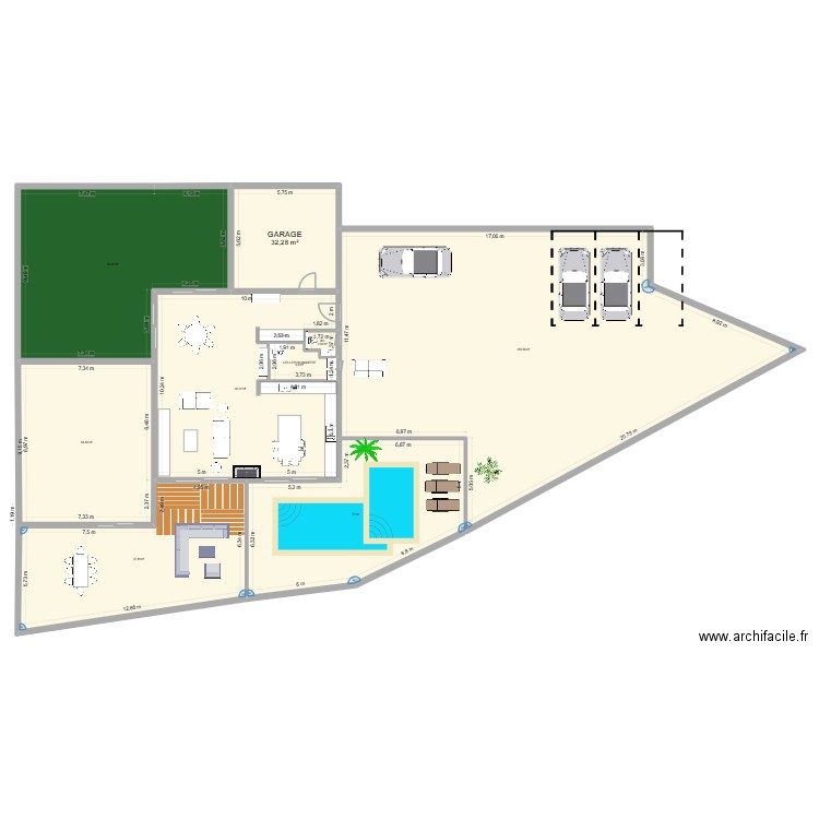 MAISON BORGO 5. Plan de 9 pièces et 692 m2