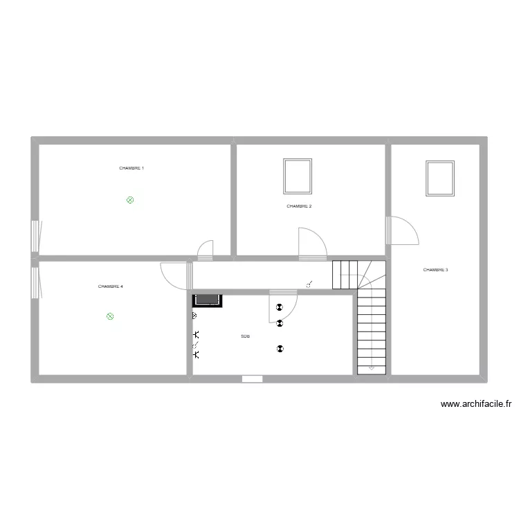 ETAGE SARA EN BARTH. Plan de ETAGE SARA EN BARTH. Plan de