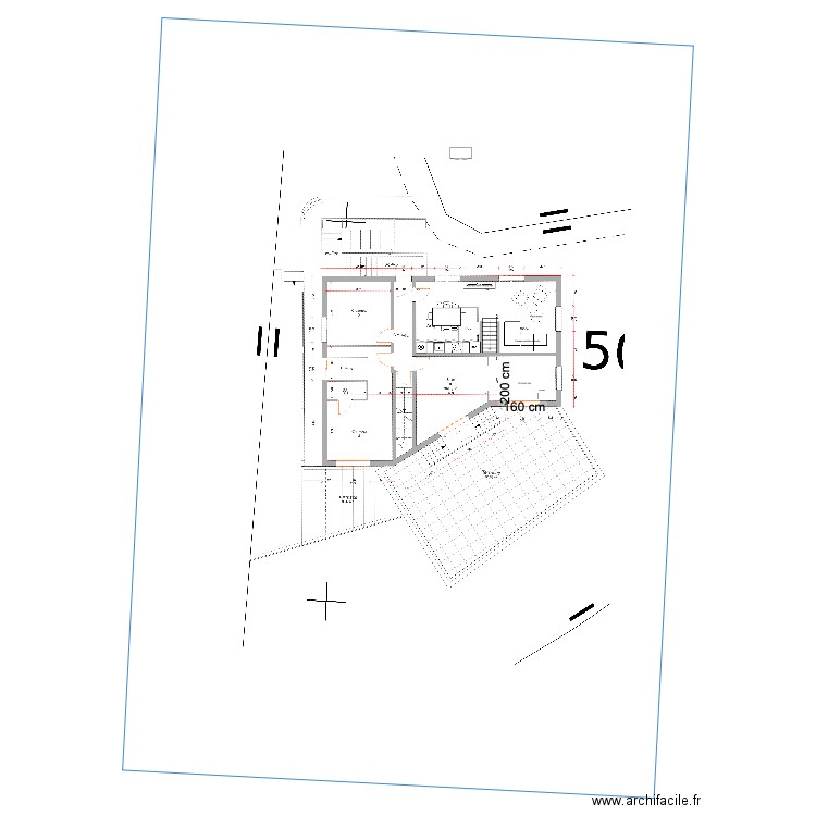 R R+2. Plan de 0 pièce et 0 m2