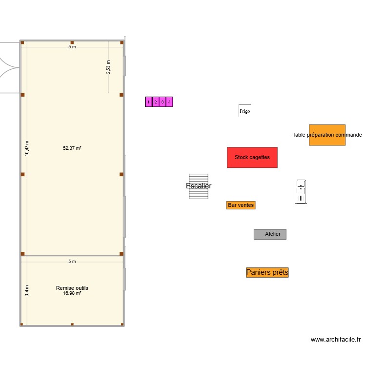Hangar_Le Jardin de la Maison Rouge_Monnaie_V4. Plan de 0 pièce et 0 m2