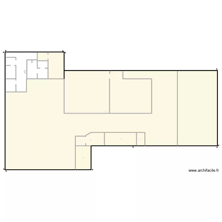 ENTRA 4 cam&eacute;ras ext&eacute;rieur. Plan de 5 pièces et 2442 m²