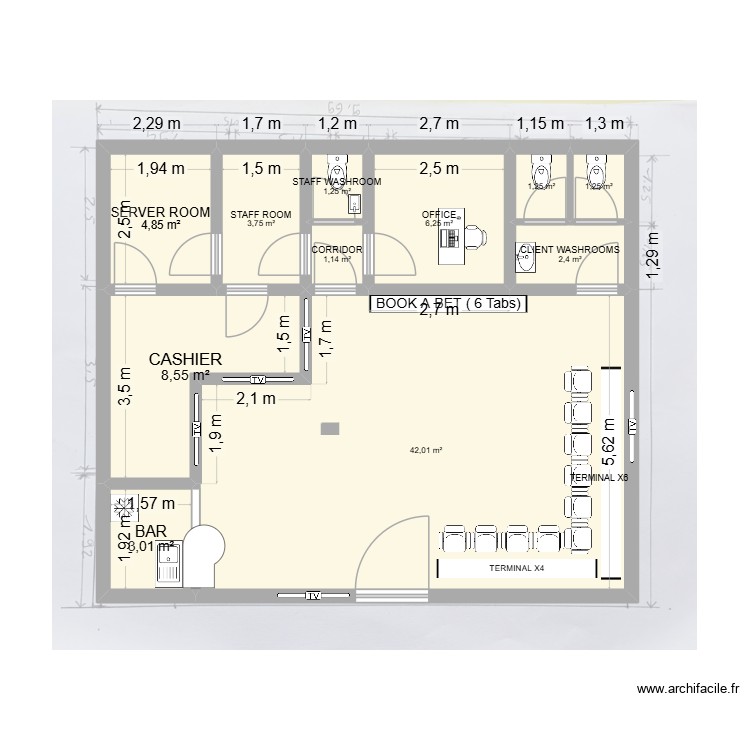 BONABERI BTM. Plan de 0 pièce et 0 m2