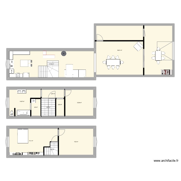 28 Jean Andreu Actuel. Plan de 0 pièce et 0 m2