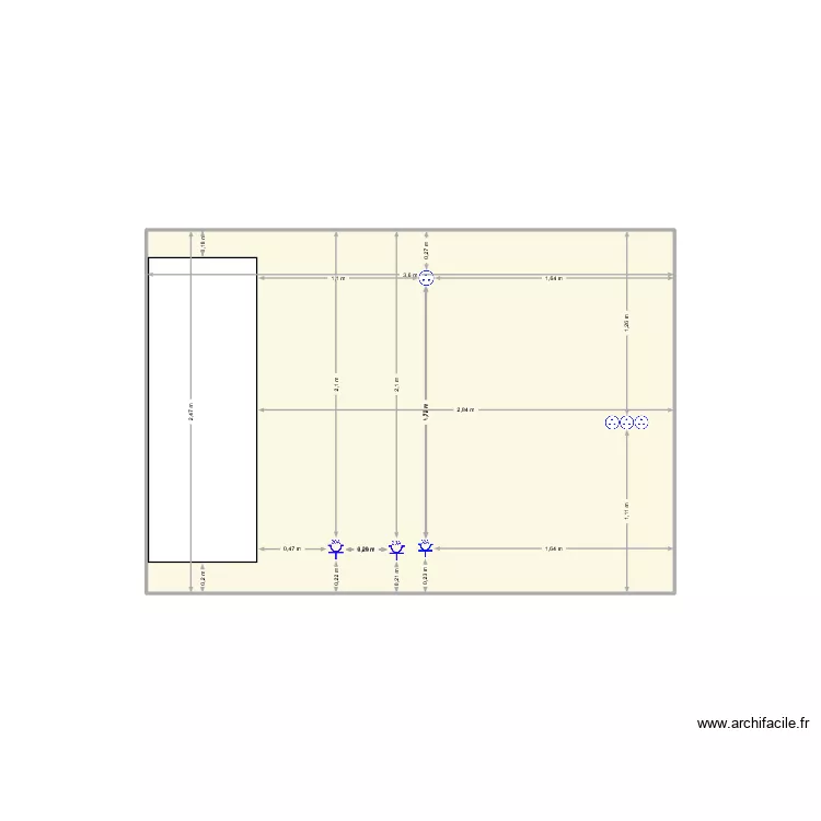 cuisine 2 ouest. Plan de 