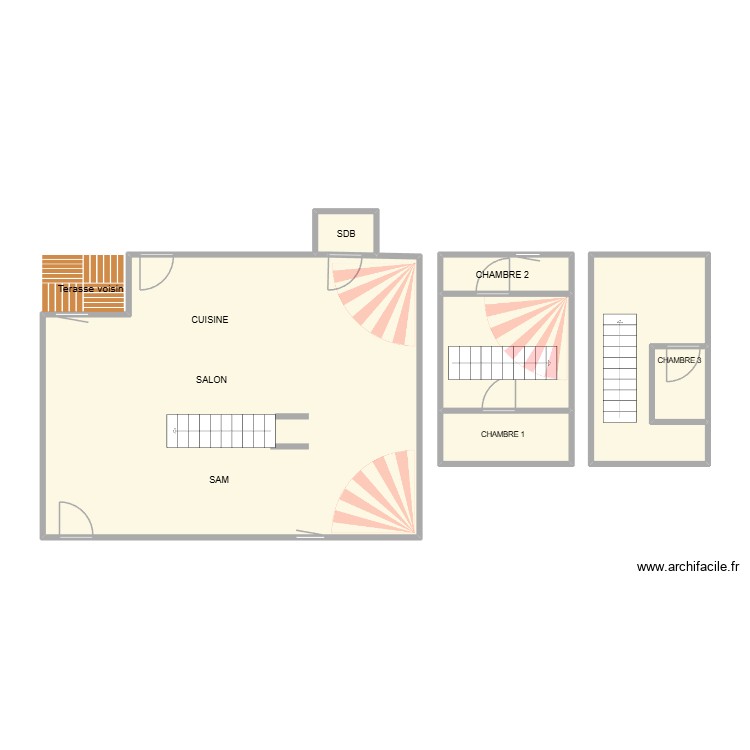 PLAN MAMELI. Plan de 0 pièce et 0 m2