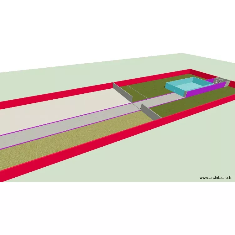 AmenagementExtAvecPoulailler. Plan de 13 Pièces et 3238 m²