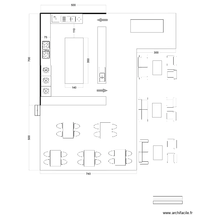 GAIA RESTAURANT LAYOUT PLAN. Plan de 