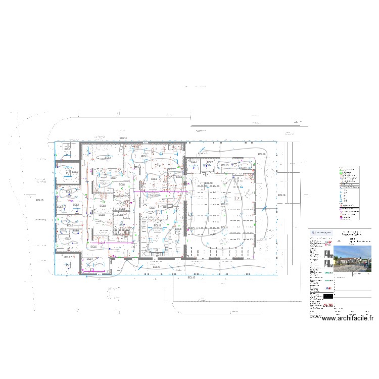 CUISINE CENTRALE - ECLAIRAGE. Plan de 0 pièce et 0 m2