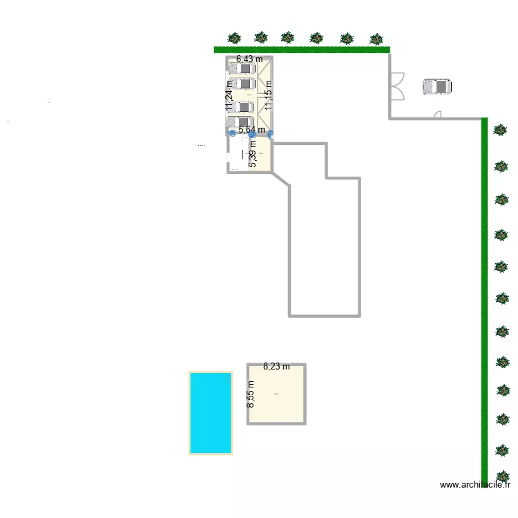 PROJET GARAGE. Plan de 6 pièces et 158 m² PROJET GARAGE. Plan de 6 pièces et 158 m²