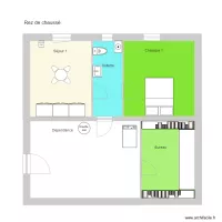 rez de chauss&eacute;