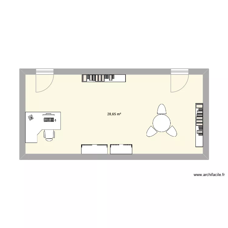 A323. Plan de 1 et 29 m² A323. Plan de 1 et 29 m²