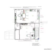 Bureau/Salon &agrave; droite/avec porte salon