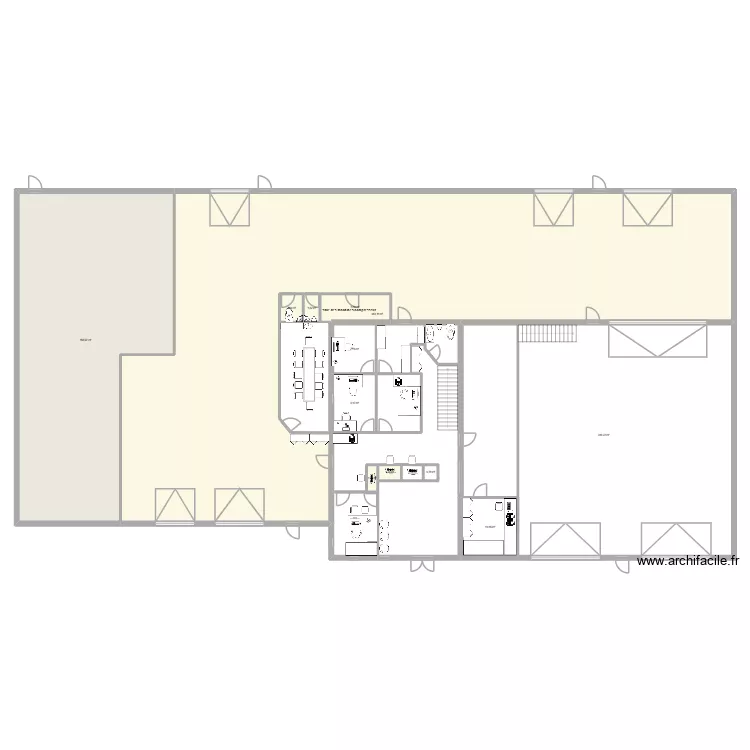 Recyc.Pellerin 2.0. Plan de 14  et 814 m²