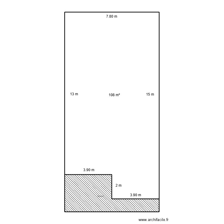 jardin parents esnandes. Plan de 2 pièces et 127 m2
