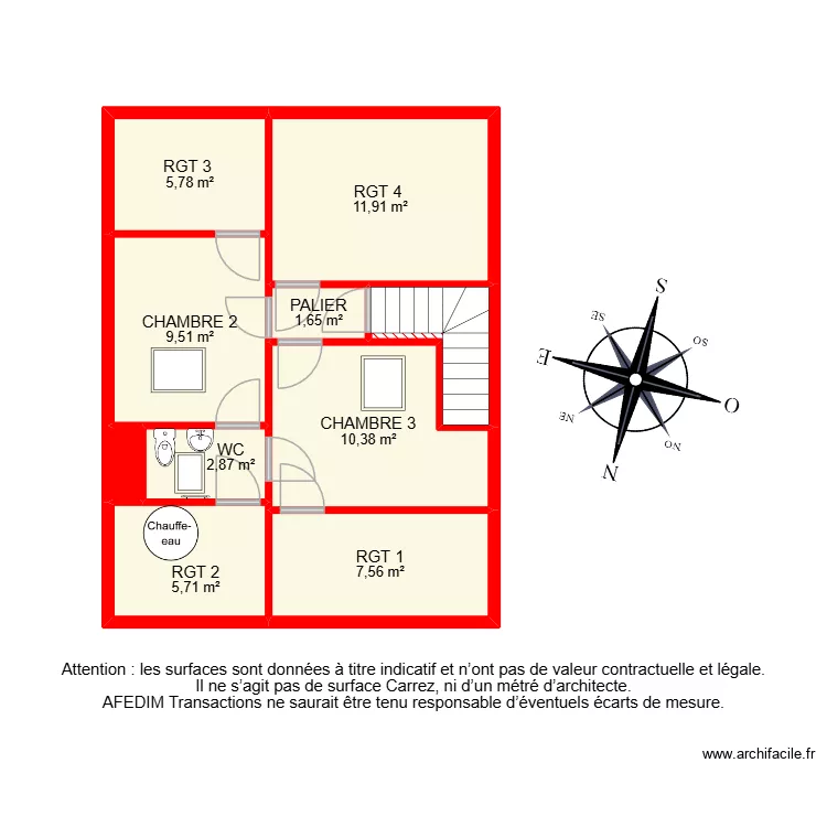 BI 31228 -. Plan de 21  et 241 m²