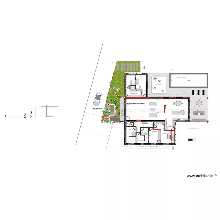 PROJET A ACCES RDC. Plan de 13 et 246 m² PROJET A ACCES RDC. Plan de 13 et 246 m²