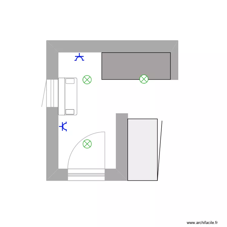 Entr&eacute;e. Plan de 