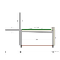 PLAN EN COUPE TOITURE TERRASSE Casta