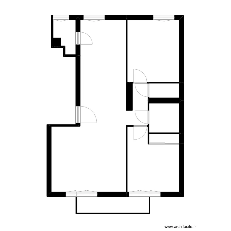 Armand. Plan de 9  et 63 m²