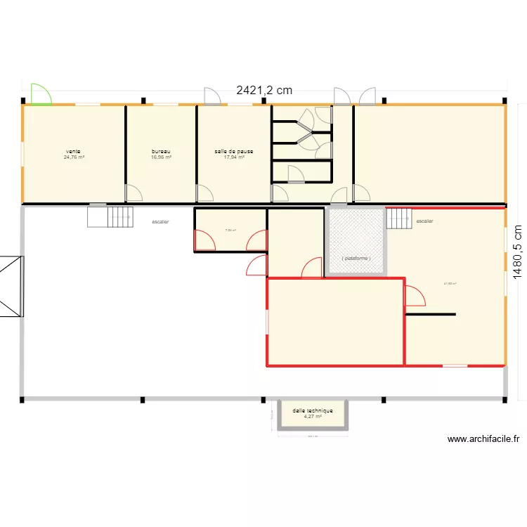 brouillon marmitte. Plan de 