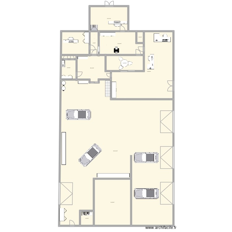 entreprise coevrons. Plan de 12 pièces et 572 m2