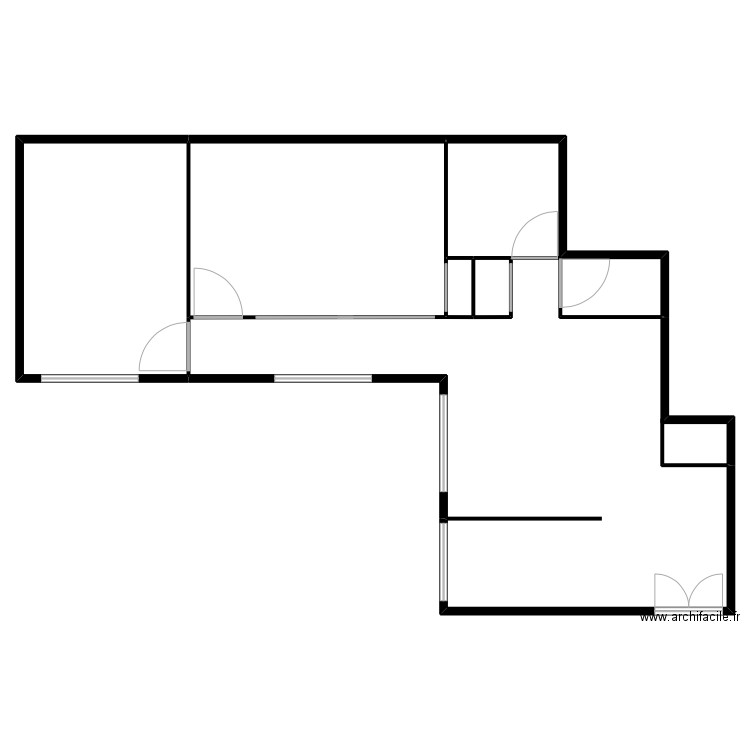 Vijel. Plan de 5 pièces et 475 m2