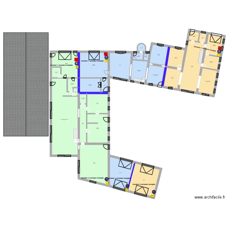 HOGNE DEFINITIF ores. Plan de 63 pièces et 2161 m2