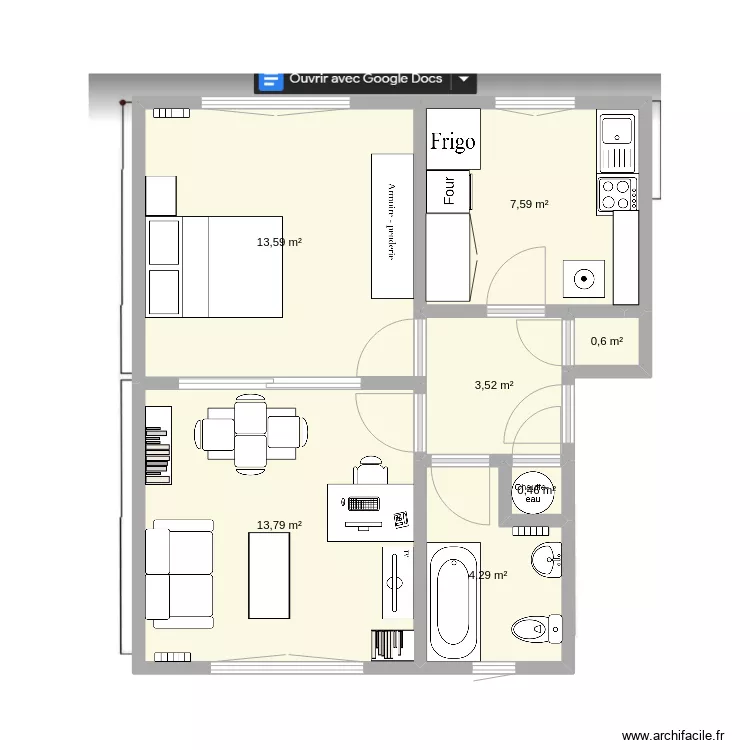 MaisonJUJUex. Plan de 