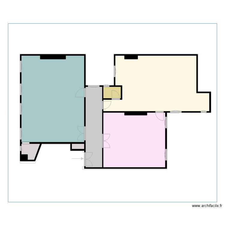 53 BLANCHE P1. Plan de 11 pièces et 238 m2