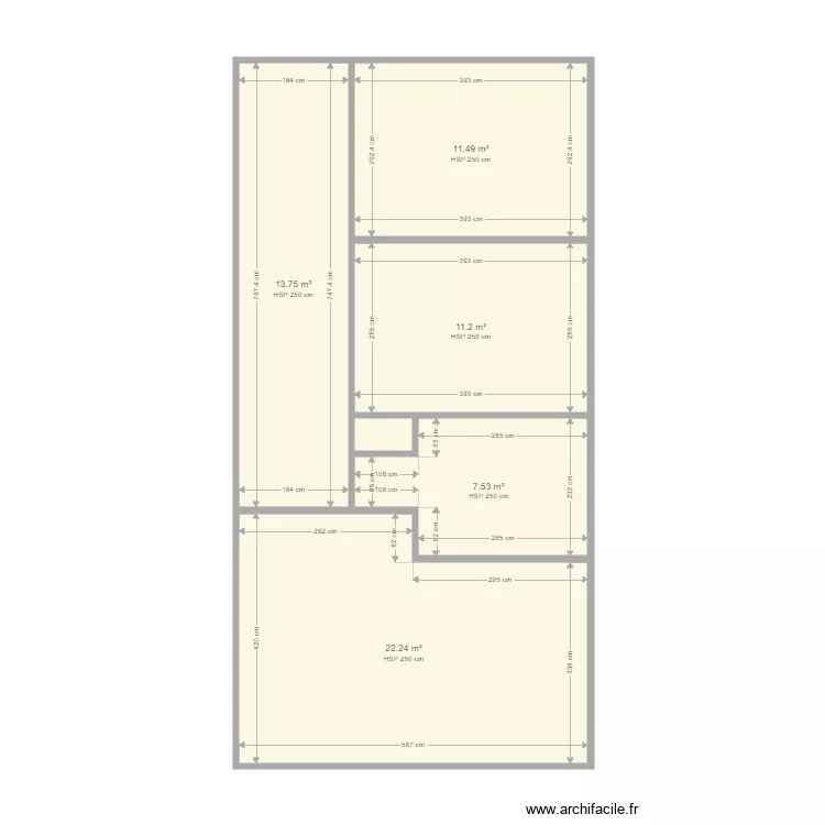 MARLIAS BEAUSEJOUR. Plan de 