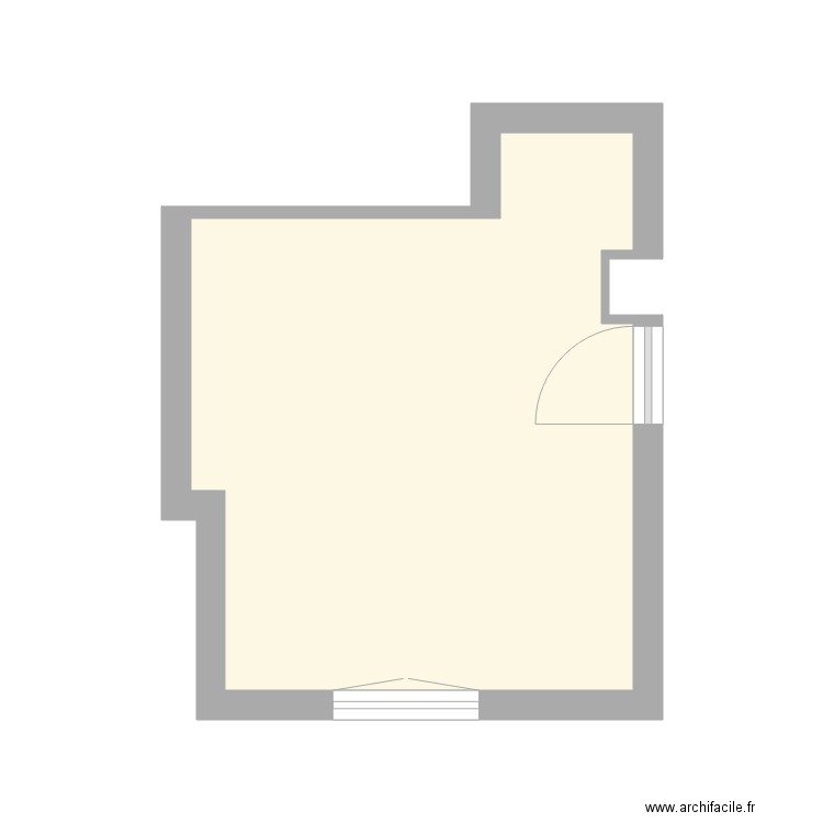 piat existant. Plan de 0 pièce et 0 m2