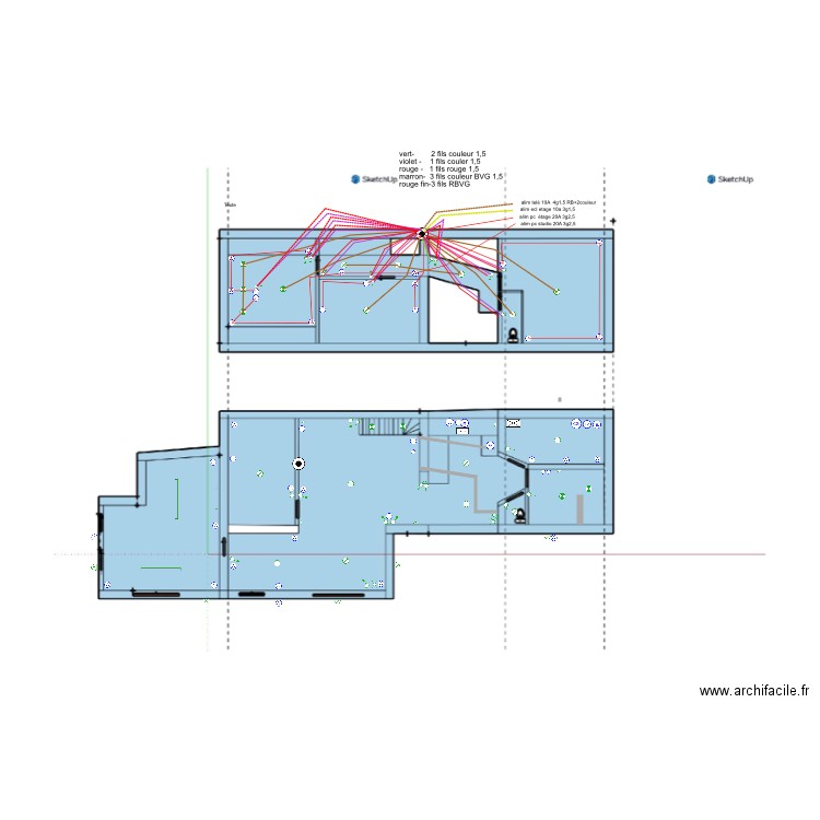 elec prise. Plan de 0 pièce et 0 m2