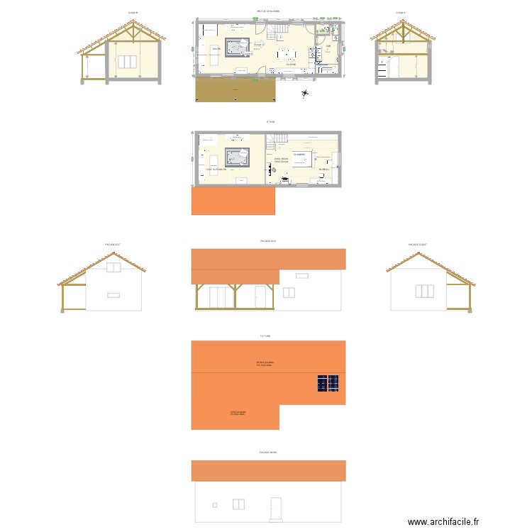 val3 avec étage. Plan de 0 pièce et 0 m2