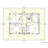 9 x 6 chambres rez/ Etage, pour liaisons poteaux d&eacute;cal&eacute;es
