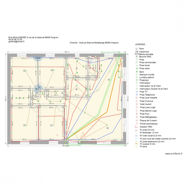 PLAN ELEC. Plan de 0 pièce et 0 m2