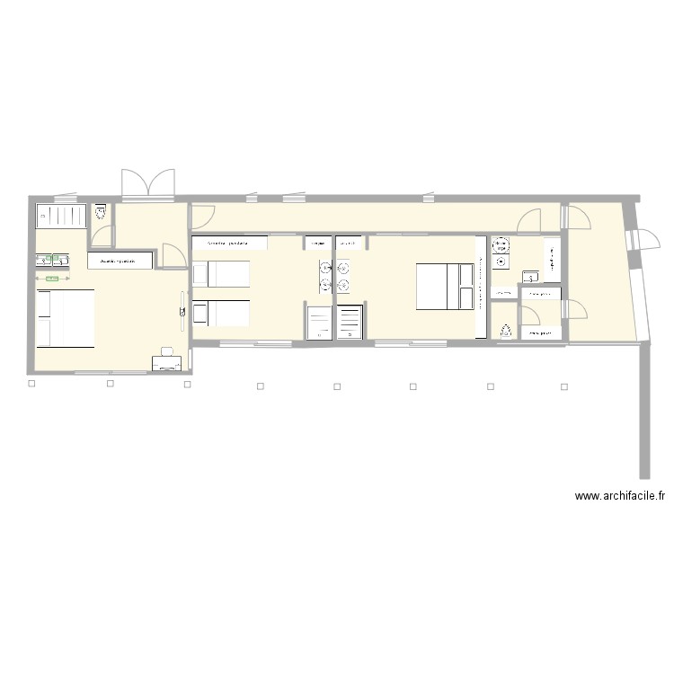 Haere Mai Bat B. Plan de 0 pièce et 0 m2