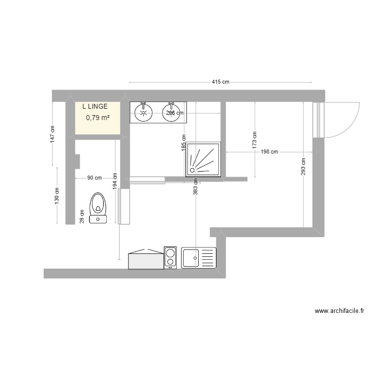 A 65  R1. Plan de 0 pièce et 0 m2