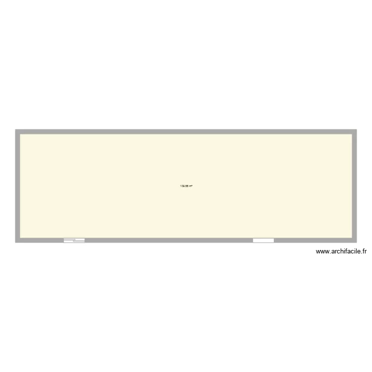 entrepot chateaudouble. Plan de 