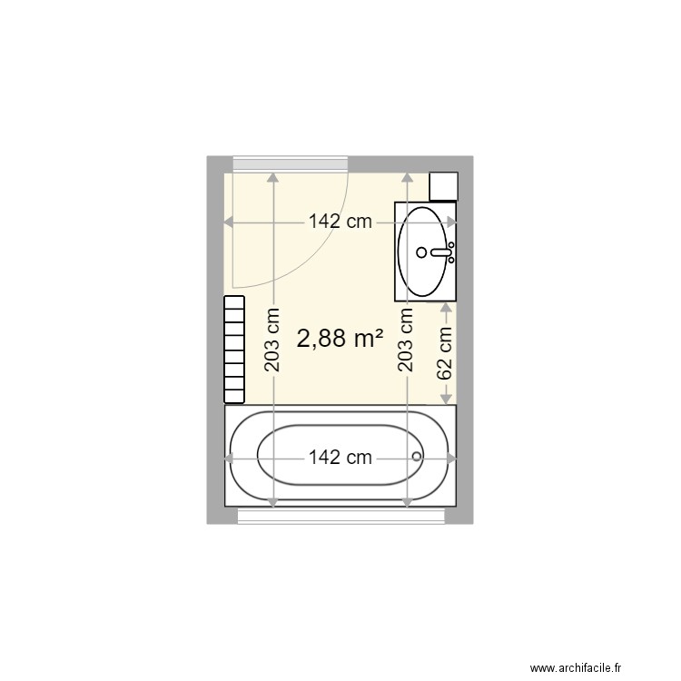 CHANDEZ SDB AV TX. Plan de 0 pièce et 0 m2