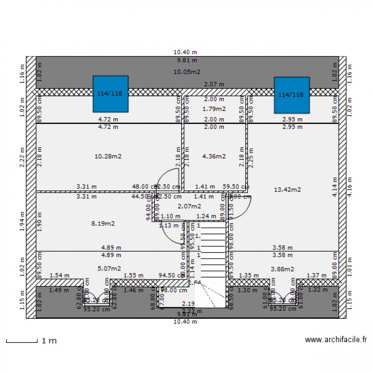 VANLANDE Etage 2. Plan de 0 pièce et 0 m2