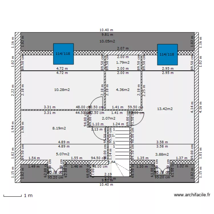 VANLANDE Etage 2. Plan de VANLANDE Etage 2. Plan de
