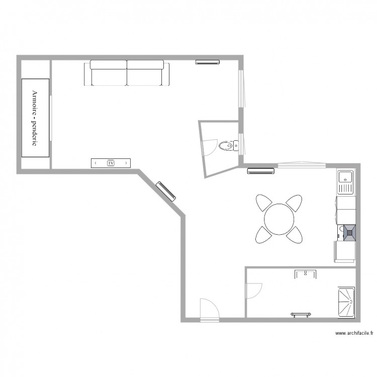 studio 1 projet  Famille jack. Plan de 0 pièce et 0 m2