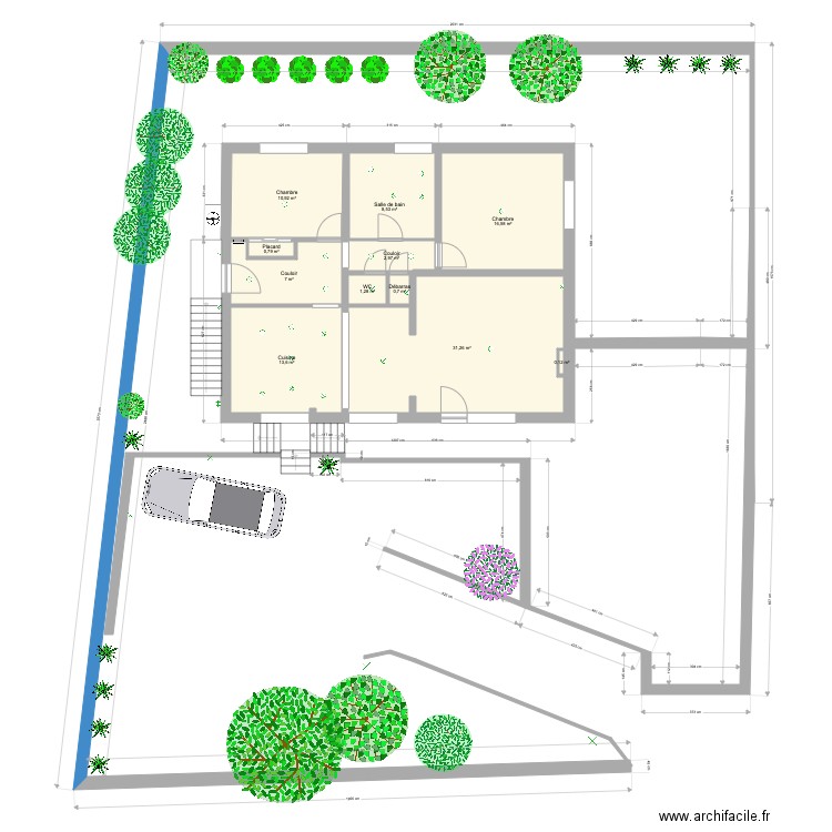 Appart étage Huy. Plan de 0 pièce et 0 m2